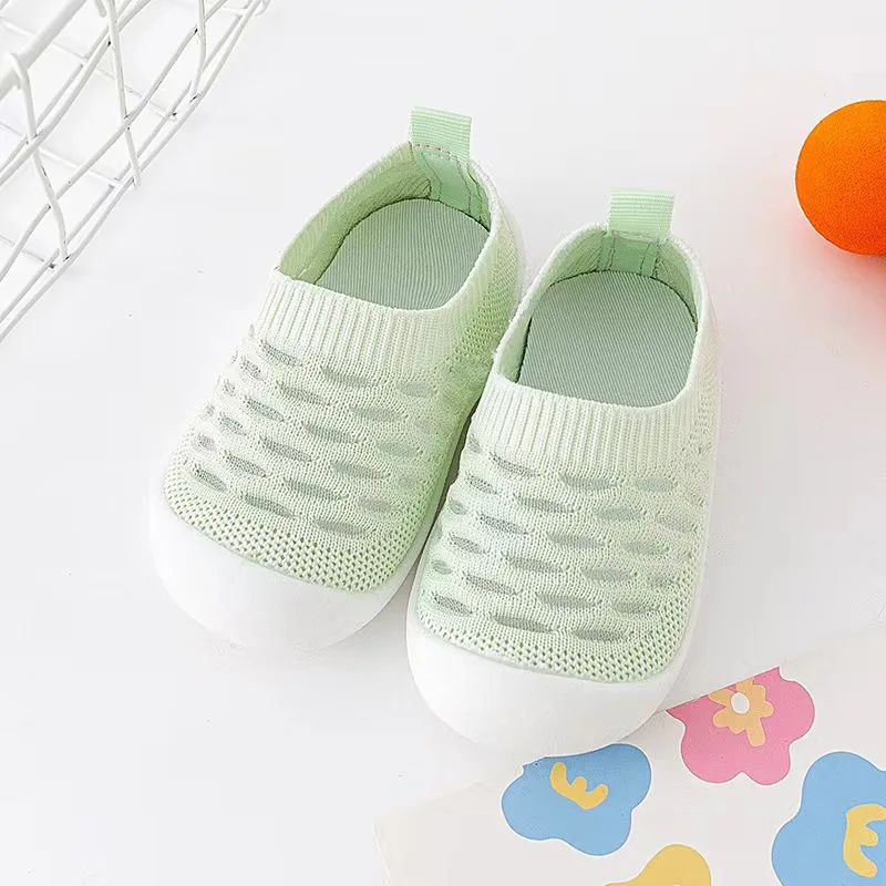 Spring and summer new breathable baby toddler shoes indoor non-slip baby front step shoes soft sole boys children shoes
