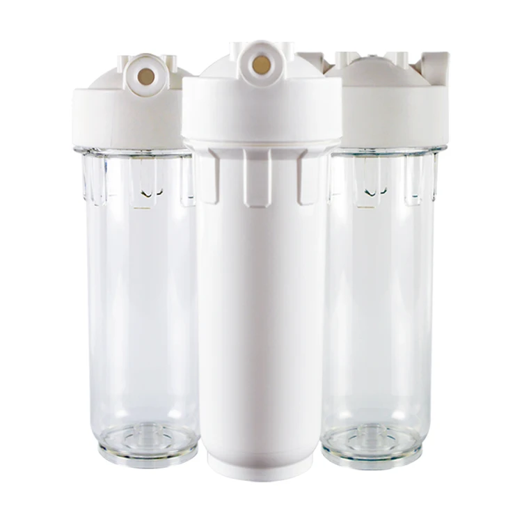 10 Inch Transparent Filter Housing Plastic Housing For Water Treatment System Filter Water Bottle