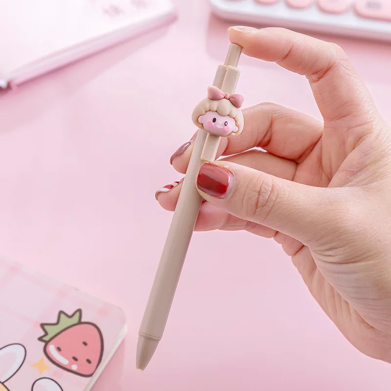 cute  pink retractable extra fine point 0.5mm gel pen