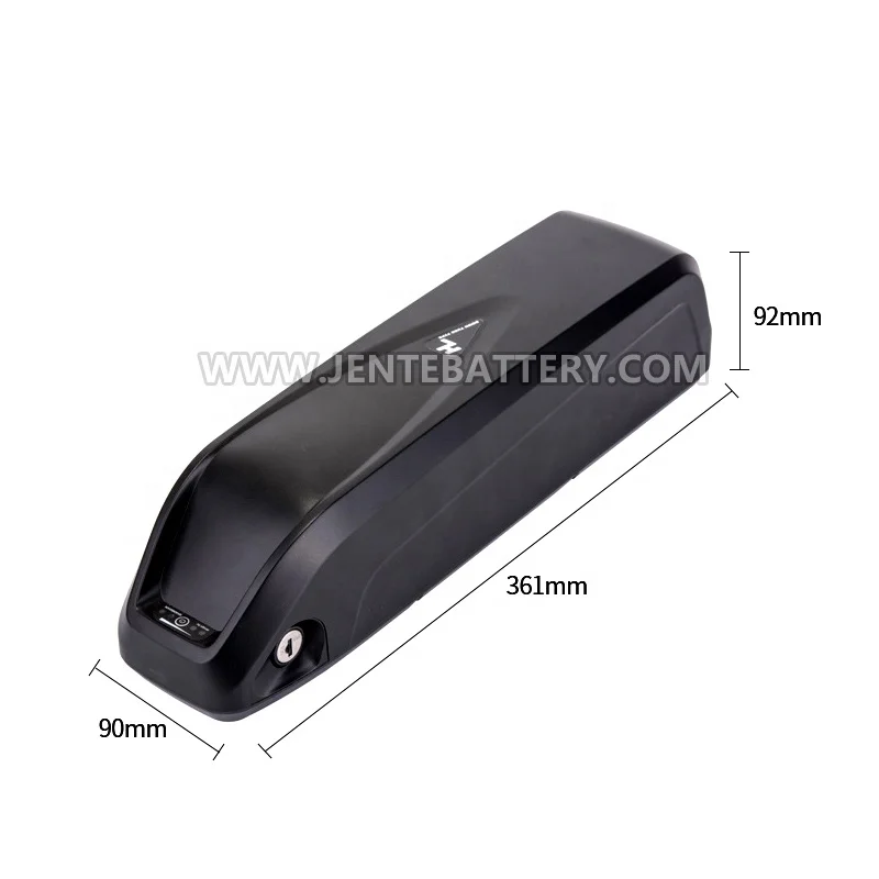 Down Tube Rechargeable 18650 Batteries E Bike 52V 14Ah 12.8Ah 1000W Lithium Battery