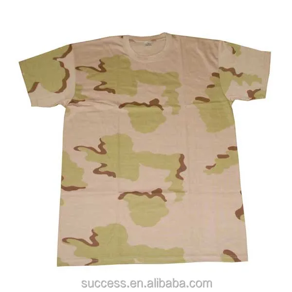 100% Cotton Camouflage T Shirt