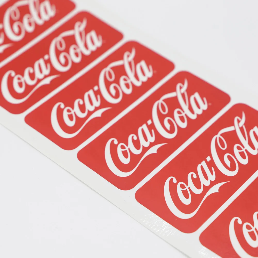 Factory Price Glossy Lamination Bopp Color Gold Stamping Process Processing Wrap Label For Coca Cola Bottle Stick