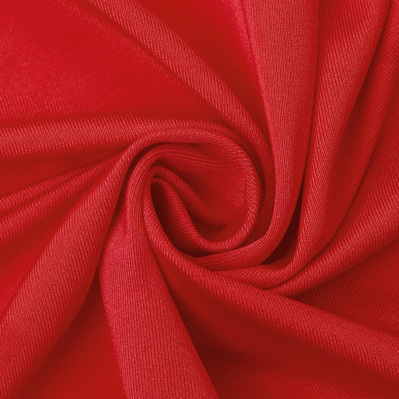 Wholesale 88% polyester 12%spandex bright double setting 180gsm fabric for swimsuit packaging