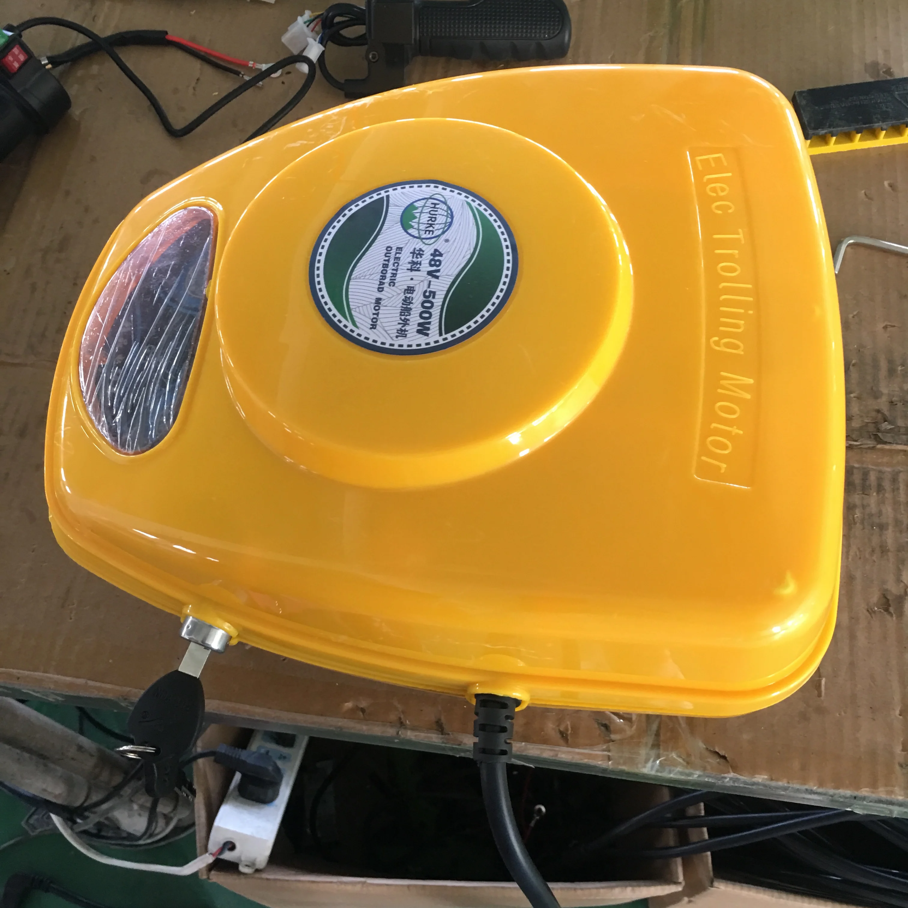 
China factory sale electric outboard engine 500w low noise long tail motor 