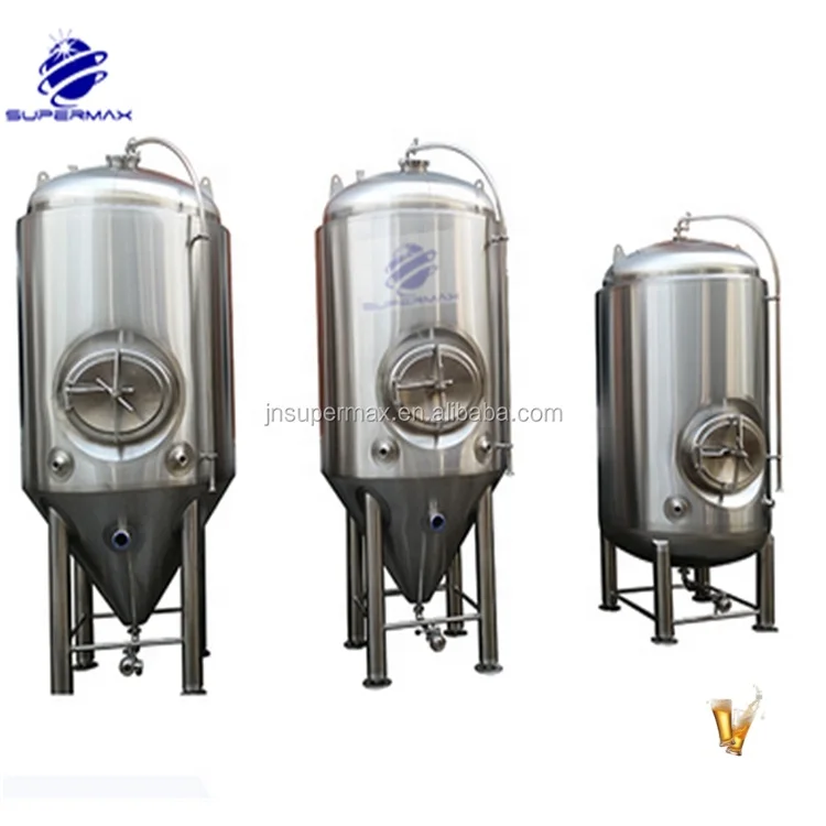 304/316l Stainless Steel Double Jacketed Fermentation Tank Brewery Wine Fermenter