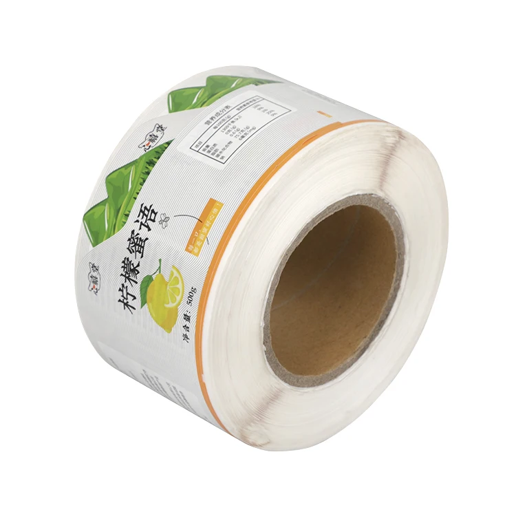 Custom waterproof adhesive printing juice beverage bottle sticker drink label