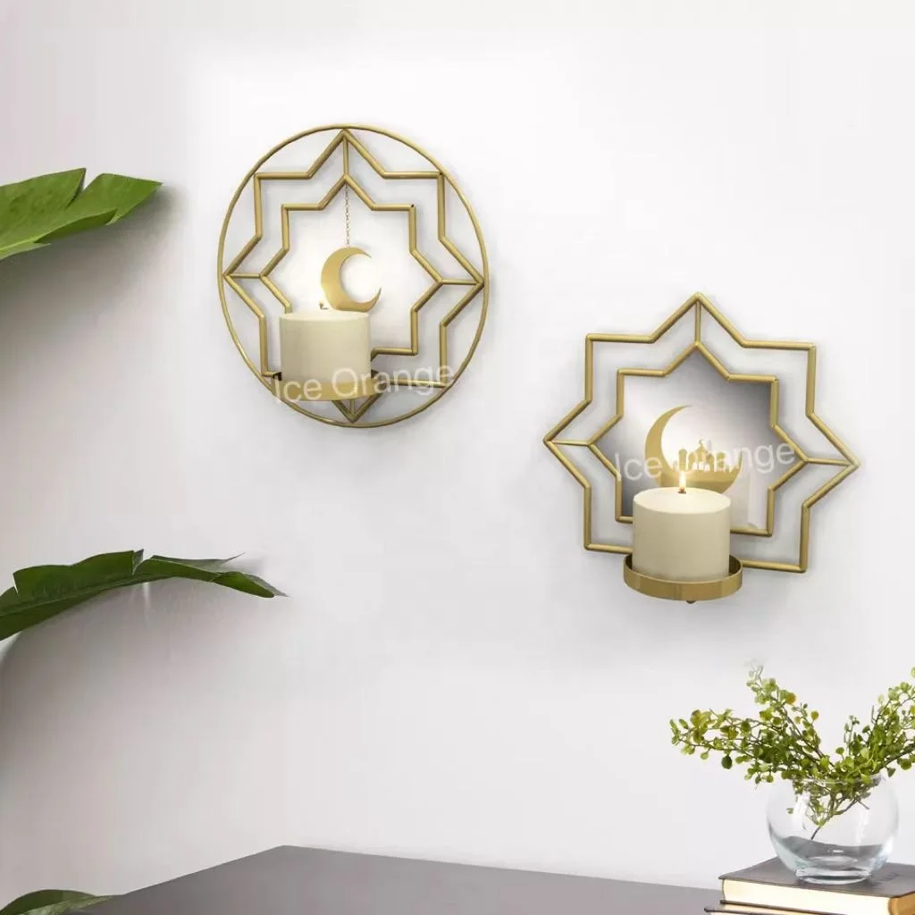 Eid Wall Sconce Candle Holder Handcrafted for Artisanal Home Decor