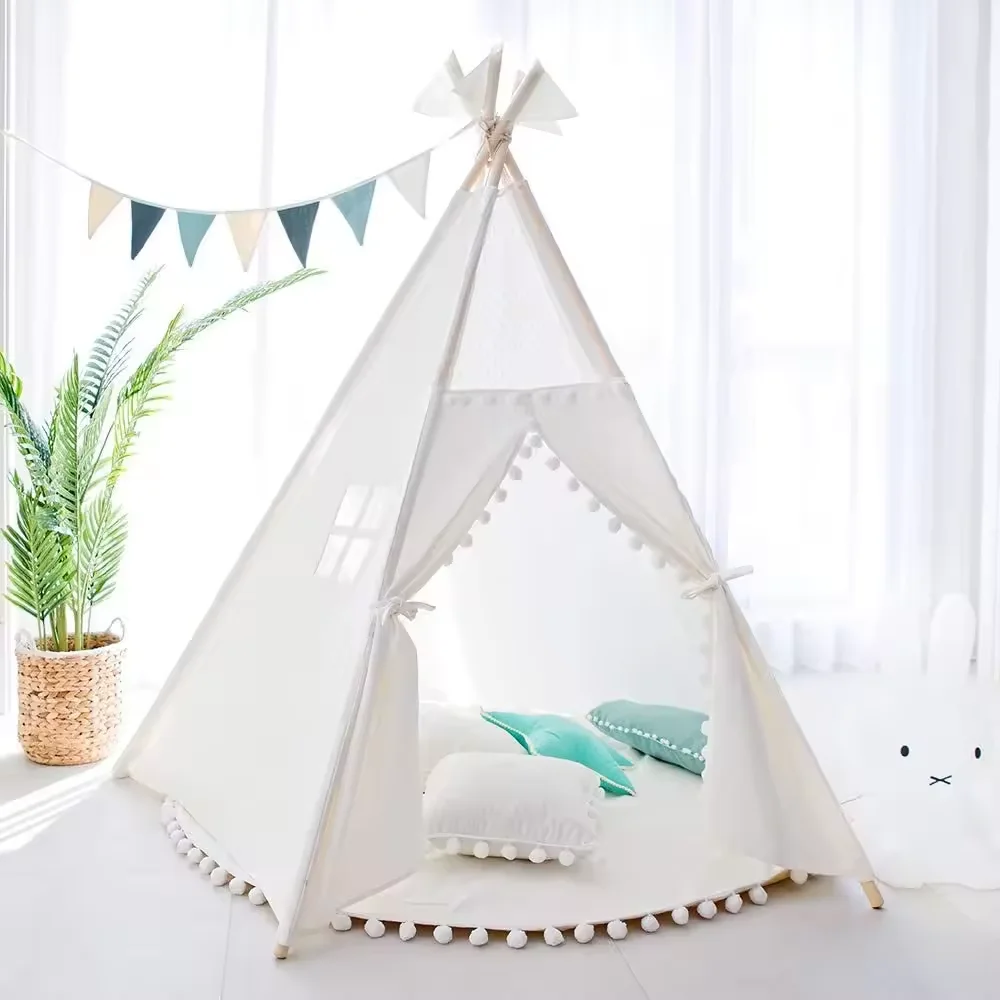 Wholesale Portable Infantil Baby LED Decoration Outdoor Indoor Play House Teepee Play Toy Kids Tent