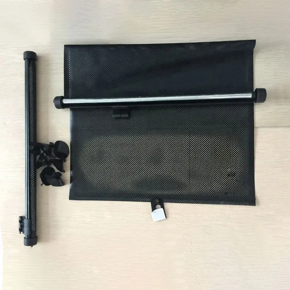 Sunnuo Custom Car Roller Sunshade Front Rear Side Window Shades Foldable Lift Mesh Material Sun Protection Feature