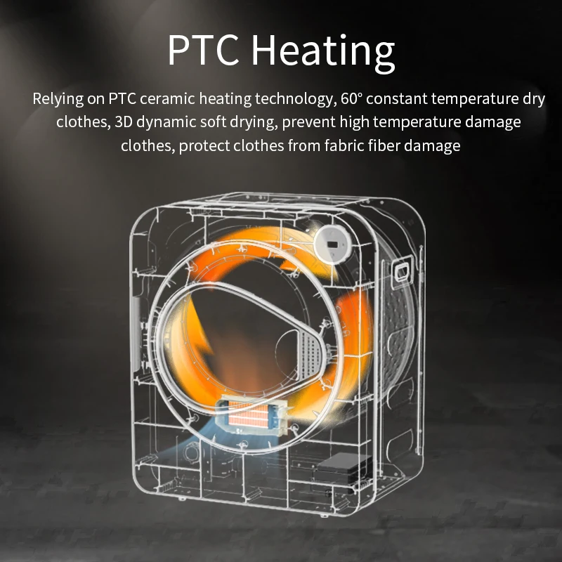 4.5kg Home Compact Laundry Tumble Clothes Dryer White LED digital control penal OEM factory CE&CB&FCC&PSE