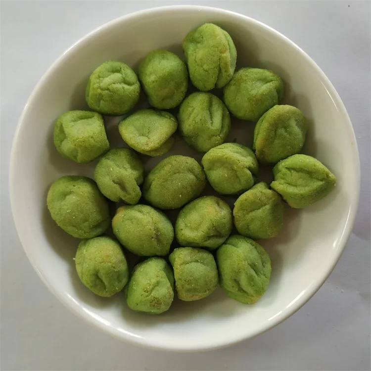
Chinese multi-flavor wasabi squashed coated crispy peanuts snacks food 