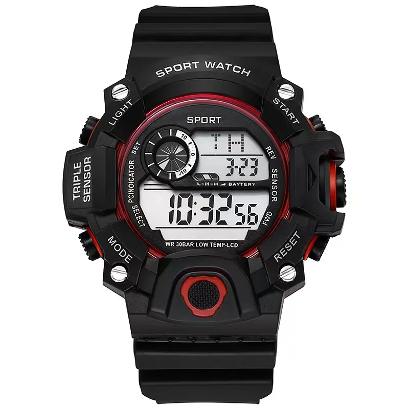 fashion branded date month white 24 hour men new golf fitness water proof hand digital watches