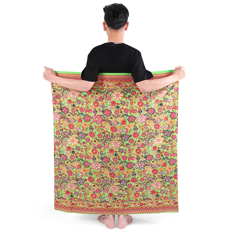 
Indonesia Wholesale Traditional Custom Lady Beach Chiffon Batik Pareo Sarong For Woman 
