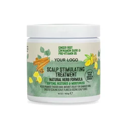 Private Label Natural Biotin Black Castor Oil Deep Conditioner Overnight Leave in Hair Conditioner Scalp Hair Loss Treatment