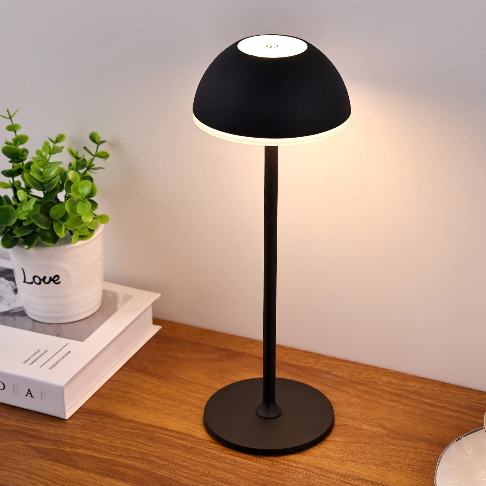 creativity study reading touch dimmer white light table lamps home decor bedroom bedside table lamp with usb charging port
