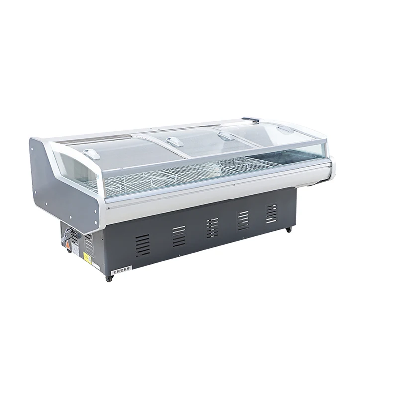 commercial freezer chiller freezer fish display freezer for sale