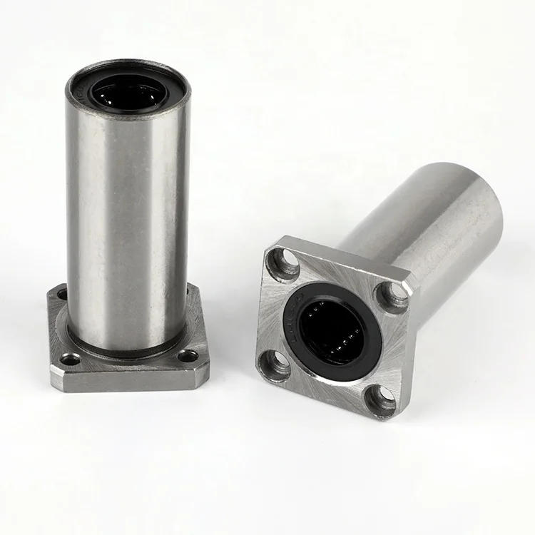 Flanged Mount Linear Ball Bearings LMK Series Square Flange Linear Bushes Bearing