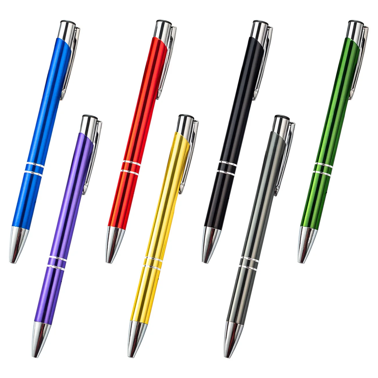 Hot Sale High Quality Office Business and School Stationery Aluminum Metal Ballpoint Pen with Custom LOGO