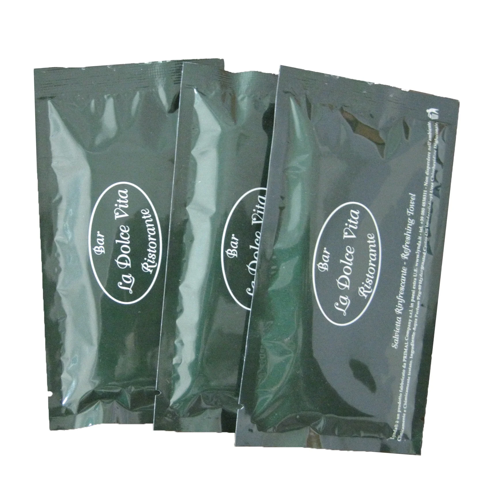 Lemon scented disposable wetness refreshing wet towel