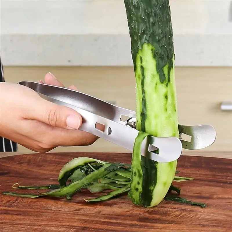Stainless Steel Asparagus Peeling Knife Creative Kitchen Gadgets Multifunction Vegetable Peeler Tomato Eye Remover