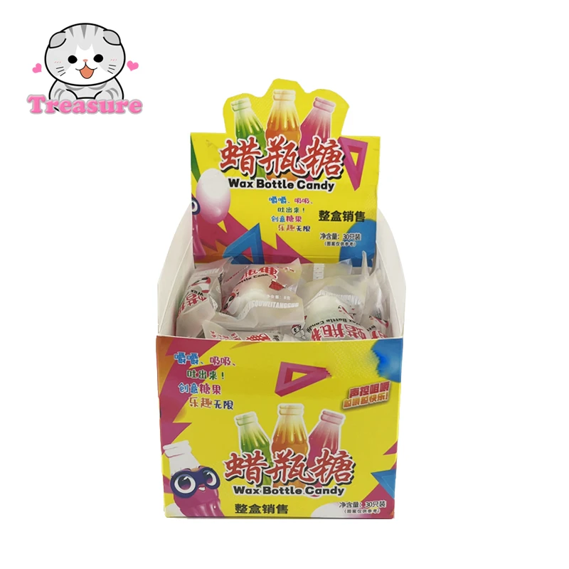 new item Waxy taste  sugar filled with fruit-flavored syrup  individual package