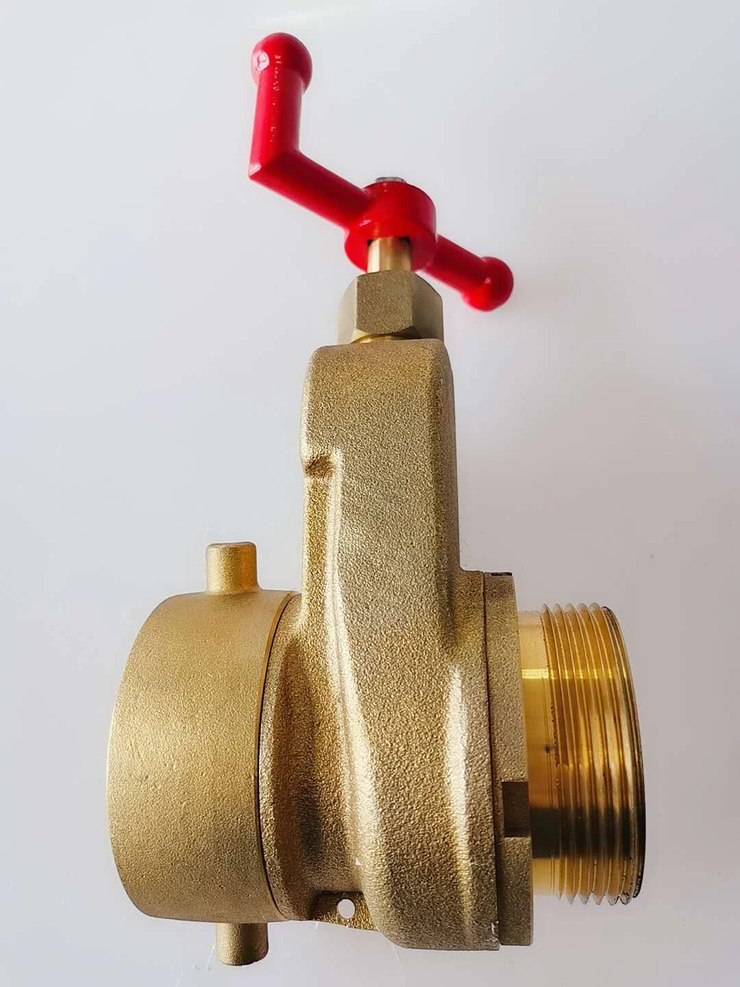 2'-1/2'FXM Hydrant Gate valve fire safety valve 300PSI red painted iron handwheel valve