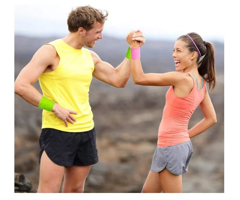 Outdoor Sports Elastic Fabric Wrist Support Protector Sweat Band