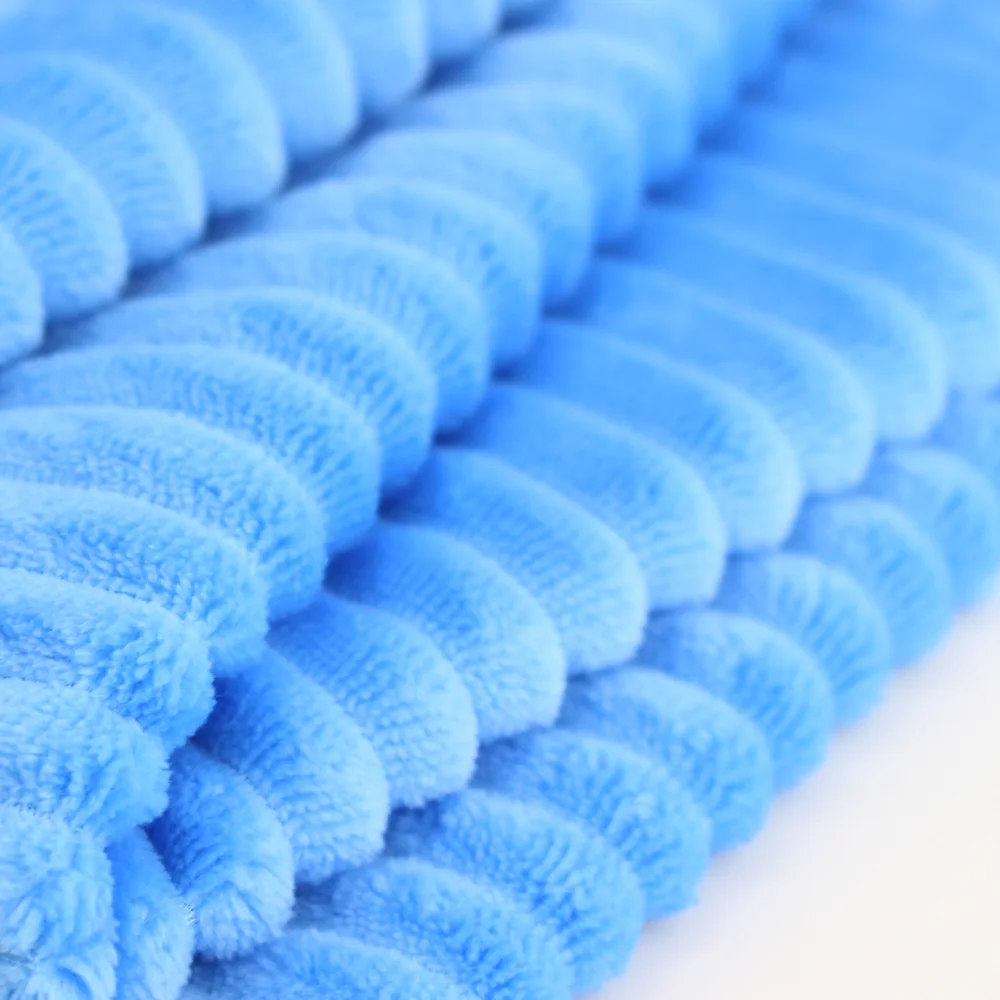 Polyester fabric baby blanket flannel fleece solid color military fabric