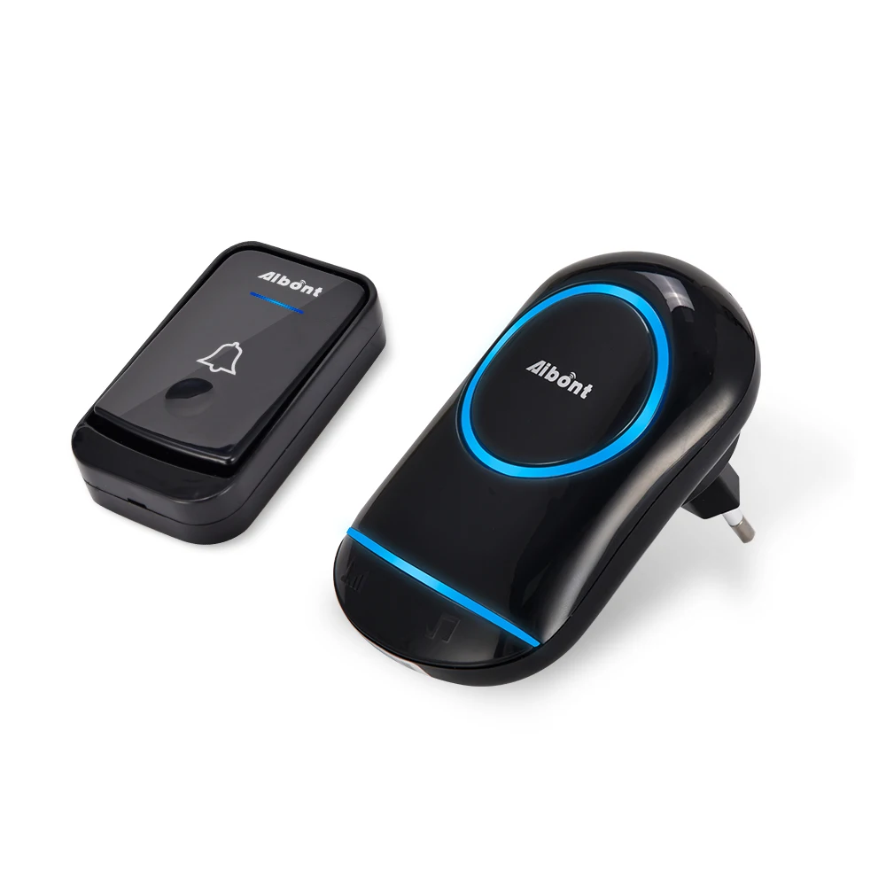 Wireless No Battery Operated Doorbell 200m No Battery Bell Push Button Kinetic Design