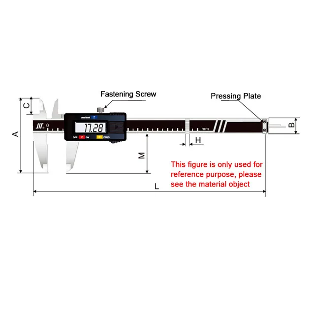 Wear-resistant Corrosion-resistant Electronic Digital  Stainless Steel Calipers For Sale