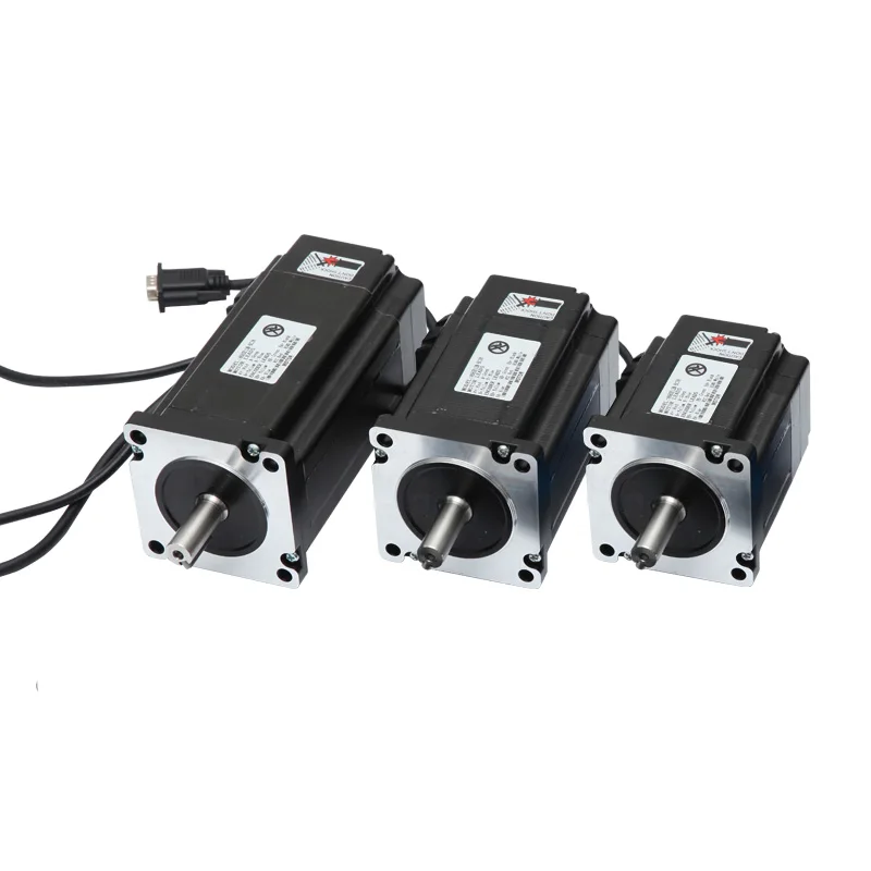 4 Axis Hybrid Servo Nema 34 4Nm 8Nm 12Nm Stepper Motor Closed Loop Encoder Motor With Driver Controller Kit