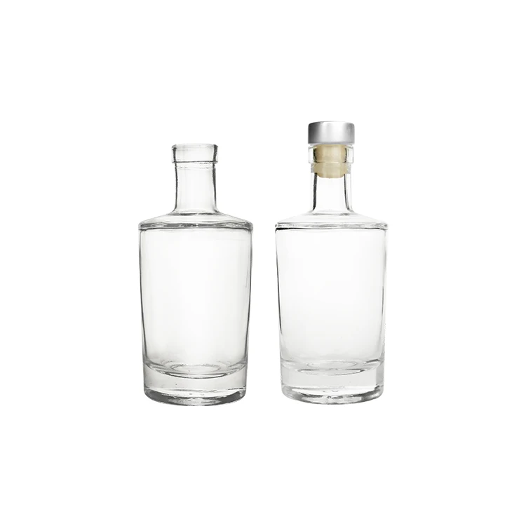 Customized Logo Empty 100ml Mini Liquor Glass Bottles for Vodka Whiskey Rum Tequila