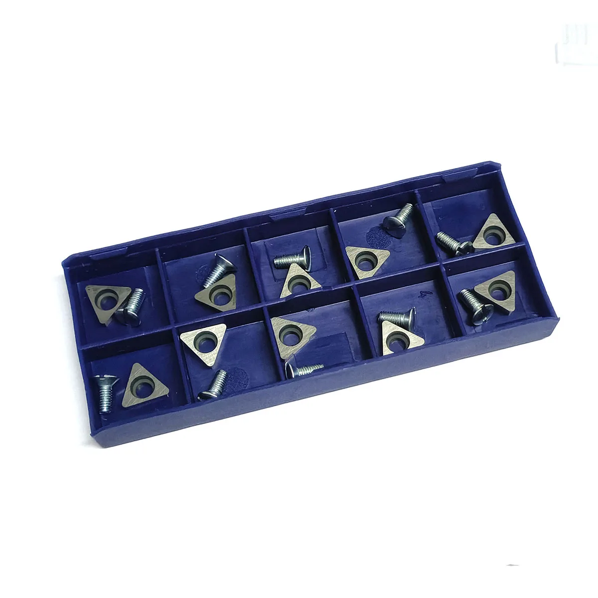 Triangle Solid Carbide Lathe Tool Machining Brake Disk Carbide Insert CNC Turning Cutter Blade with Screw