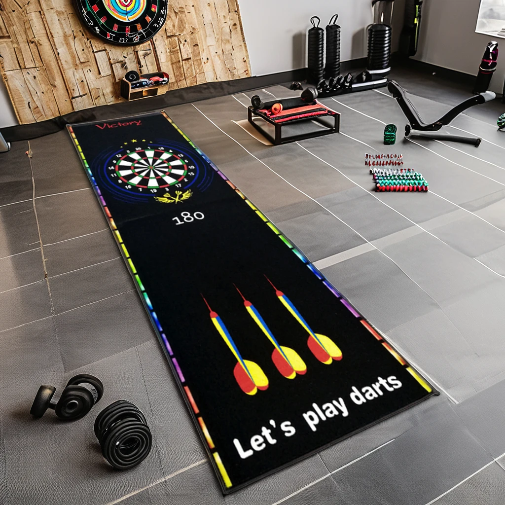 Solid Durable Custom Printed Floor Exercise Dart Mat