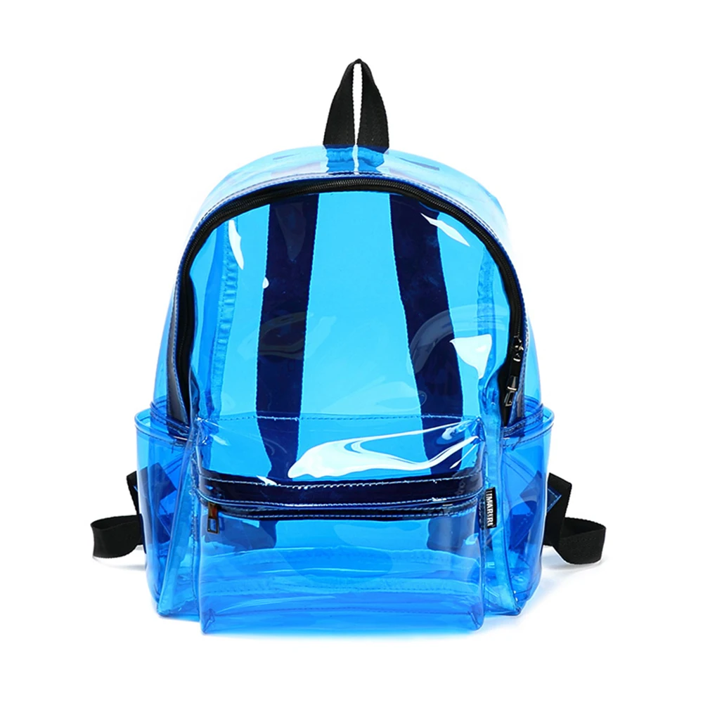 Custom Clear Mini Backpack Transparent pvc bag Backpack, Fashion clear School Backpack