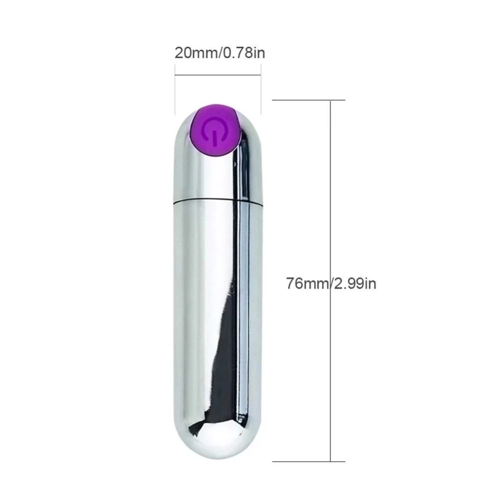 Usb Rechargeable 10 Speed Vibrating Mini Bullet Vibrator Waterproof Clitoris Silicone Bullet Dido Vibrator With Remote