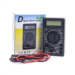 High quality DT830D Digital Multimeter AC/DC LCD Digital Multimeter 750/1000V Voltmeter Ammeter Ohm(without battery)