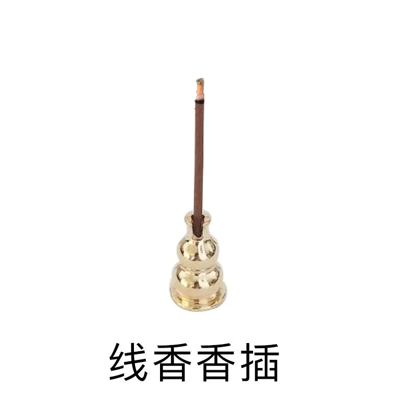 Недорогая мини-палочка для благовоний Современная Тыква под заказ латунный металлический держатель благовоний/держатель курильницы
