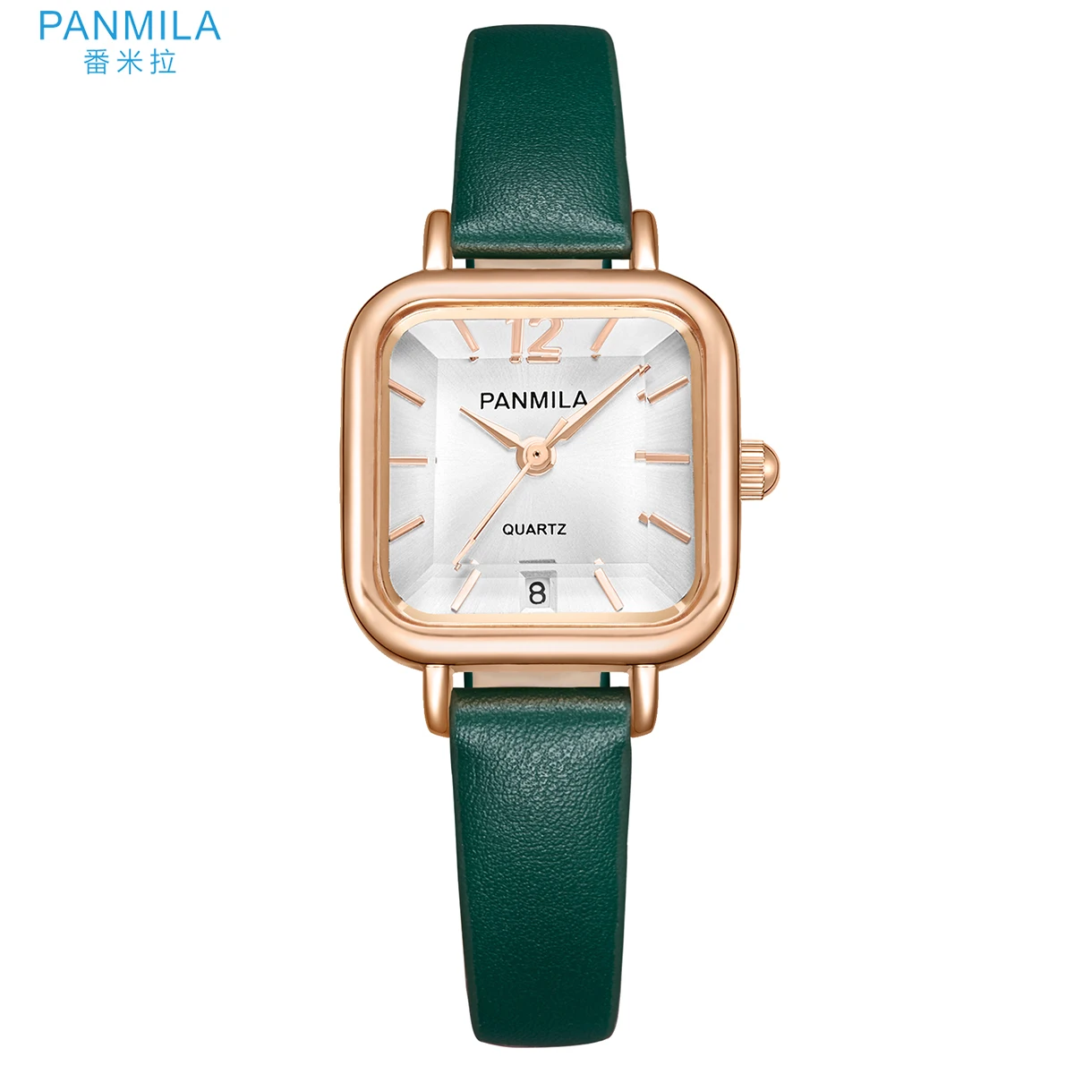 Guangzhou Watch Wholesale Market Lady Quartz Square Watches for Woman Gift Relogio Feminino
