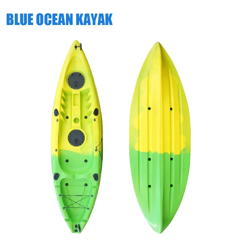 Blue Ocean 2016 new design plastic canoe kayak/plastic fishing canoe kayak/plastic touring canoe kayak