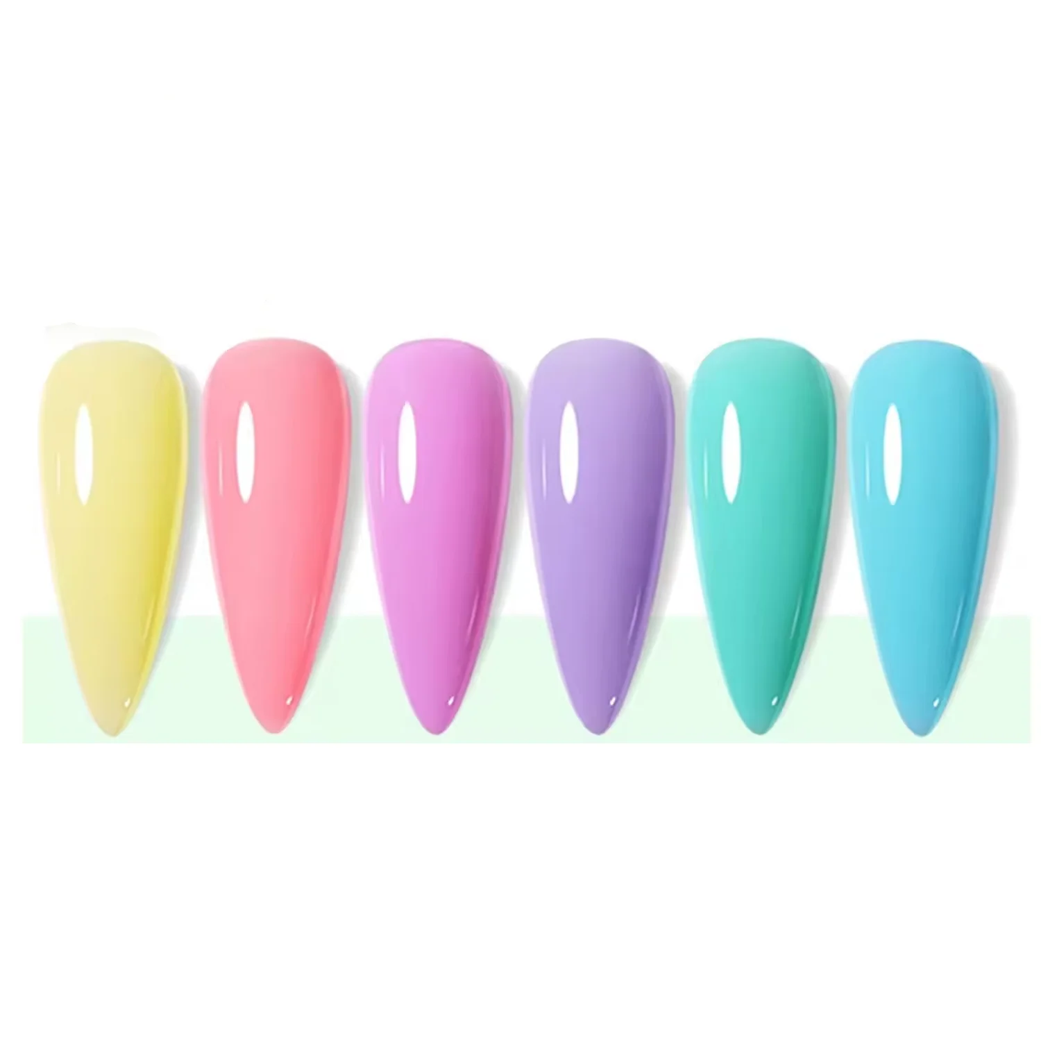 Private Label Odorness environmental Quality Vegan Air Dry Nail Polish 12 Macaron Colors 15ml Nail Art nail Polish