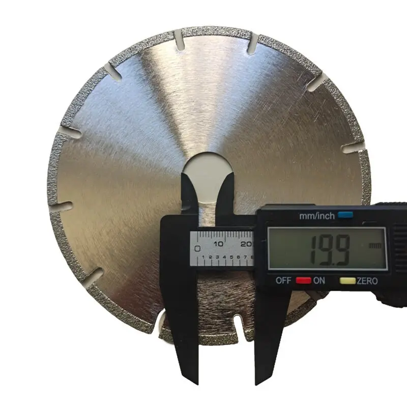 Industrial grade 125mm 5 inch ceramic tile ceramic slate porcelain diamond electroplated cutting and polishing cutting disc