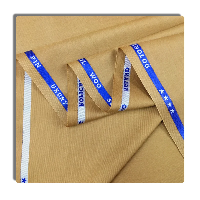 High quality dubai textile wholesale man coat TR selvedge shiny suit fabric