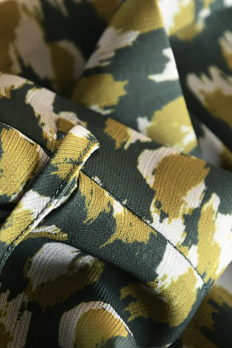 Boho Skirts Casual A-line Long Pattern High-waist Wrap Skirt Oem/odm Maxi Chiffon Printed Floral Women Skirts