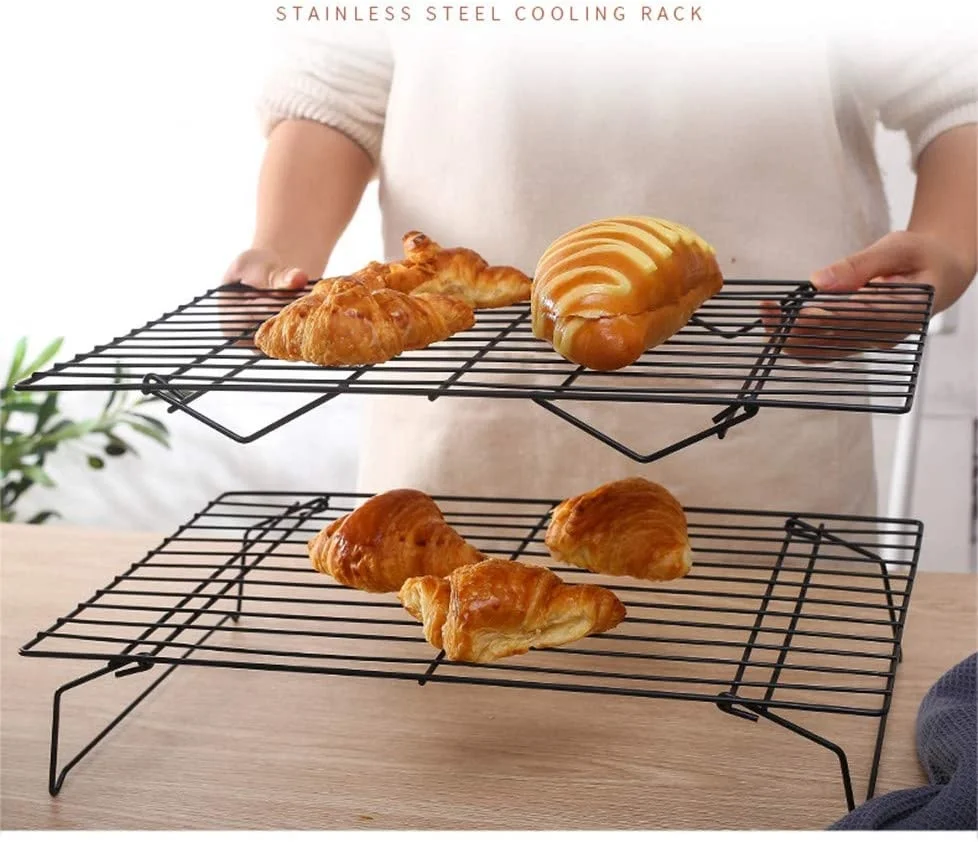 Amazon Hot Selling 3 Tier Non Stick Cooling Rack Detachable Stainless Steel for
