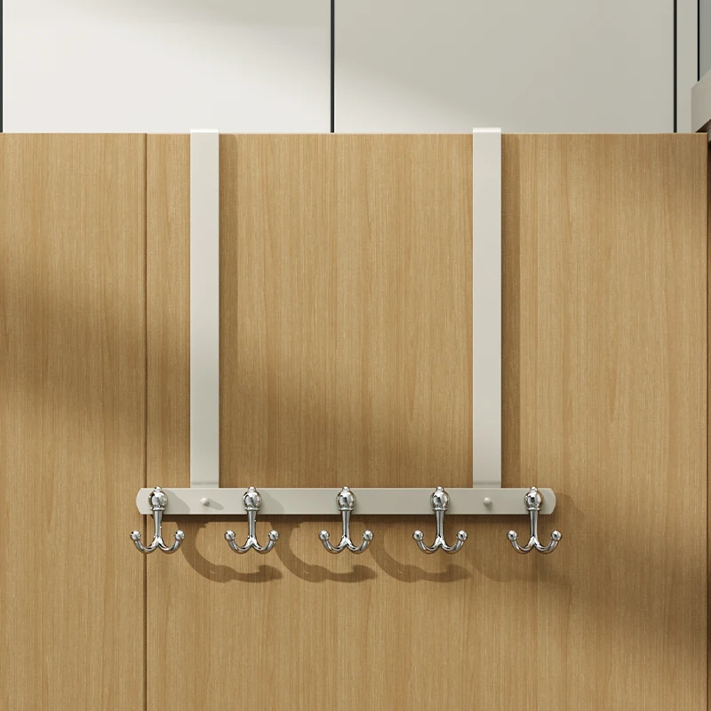 Hot Sellinghome Decor Bedroom Doorhanging Non Punchedclothes Hanger Multifunctional Hooks 4-8 Classification