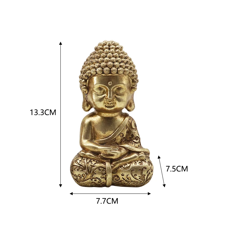 Supplier Wholesale Tabletop Small Buddha Figurines Resin Buddha Statue  For Home Decoration