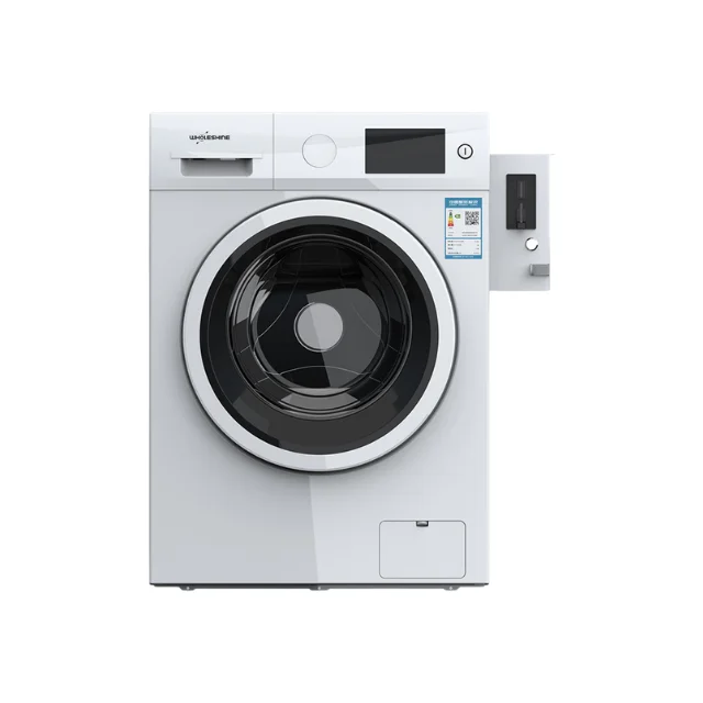 Coin-operated fully automatic commercial front-loading washing machine Token washing machine