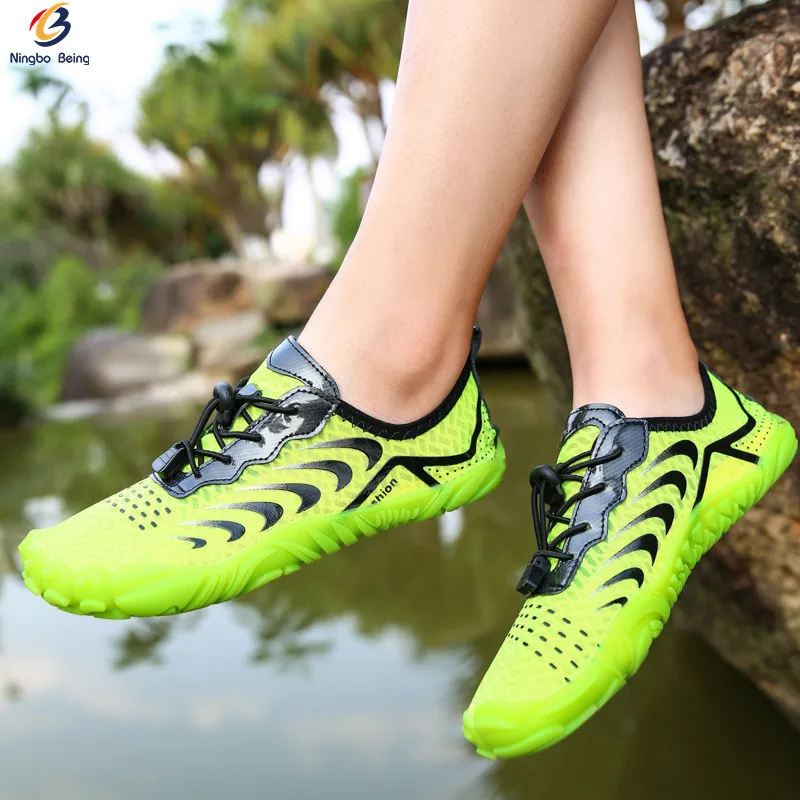 New arrival big size 35-45 fashion design water mens running shoes sport boys swimming shoes aqua shoes