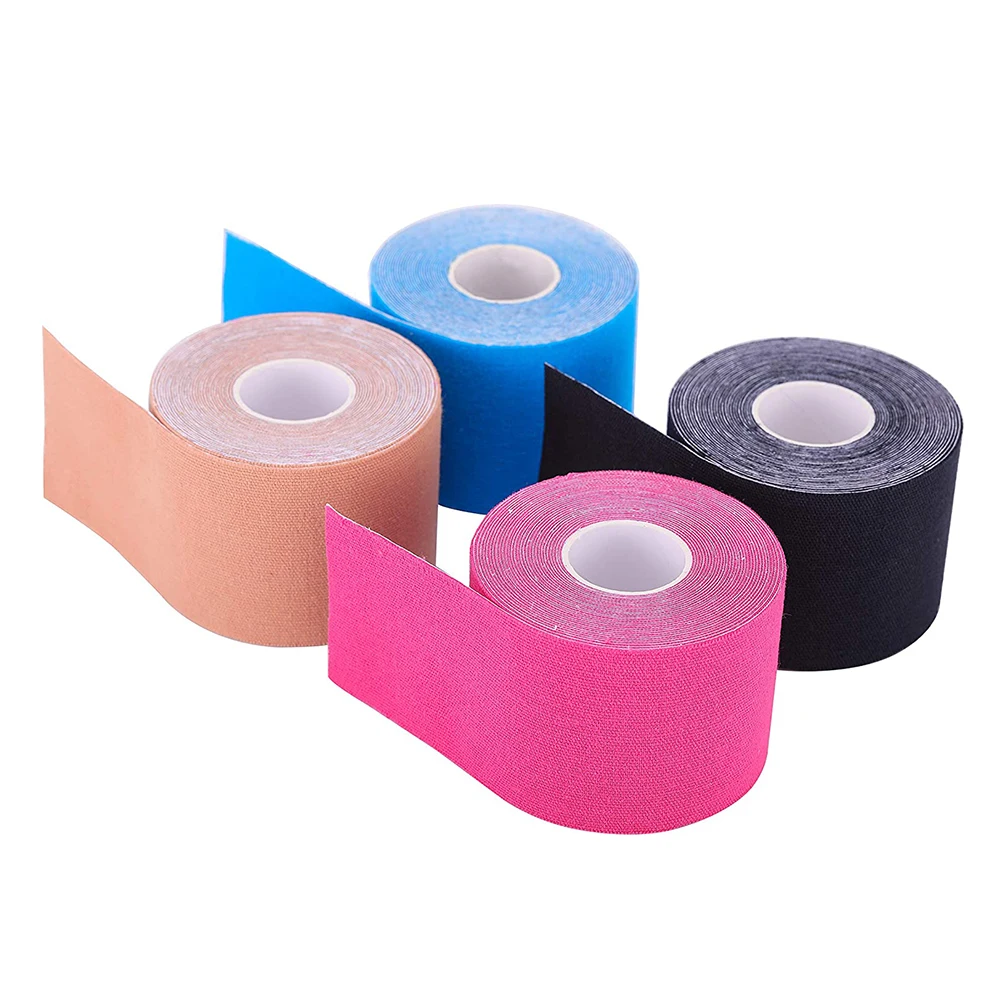 High quality flexible cotton colored rigid elastic sports medical tape cotton sports tape